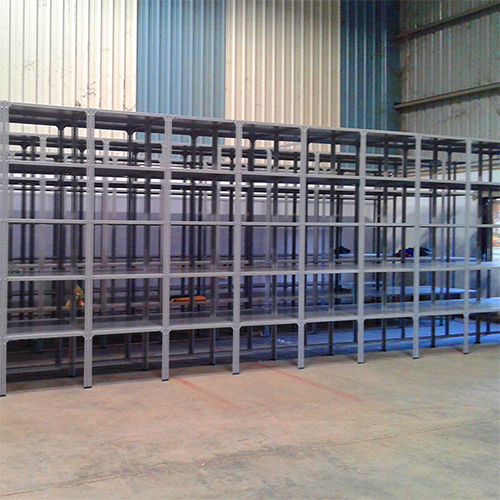 High load capacity slotted angle racking system