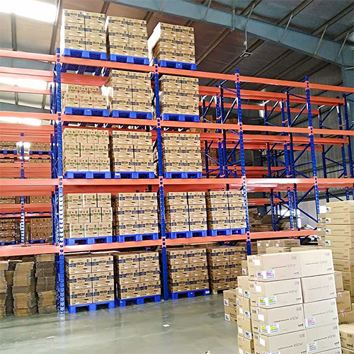 Durable pallet racking system for heavy warehouse loads